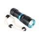 thumbnail image 1 of Linterna de buceo RingDiving negra y azul, resistente al agua, portátil, para emergencias, linterna de mano intermitente de alto brillo para montar, acampar, pescar y bucear, 1 of 4