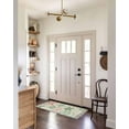 thumbnail image 4 of Red Sage Green Starfish Coastal Entryway Runner Rug 2x4ft,Beach Nautical Coral Sea Washable Woven Living Room Hallway Bedroom Kitchen Carpet with Tassels,Indoor Outdoor Throw Door Mat for Entryway, 4 of 5