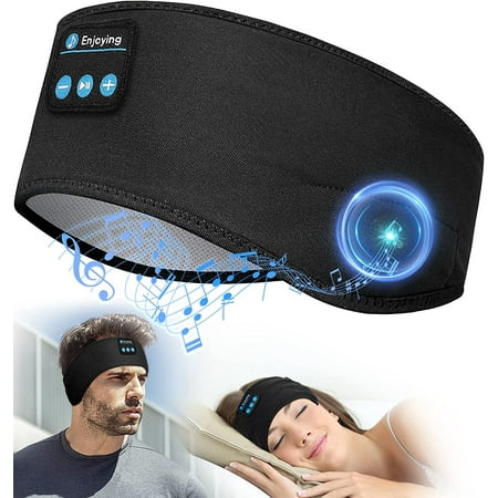 Sleep Headphones,Adjustable Soft Sleep Headphones Headband,with Built in Speakers Perfect for Sleep,Workout,Running,Yoga,Travel
