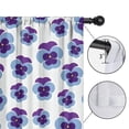 thumbnail image 4 of Blackout Kids Curtains,Pioneer Flower Floral Print Pattern Childrens Insulated Curtains Set Of 2,Bedroom Essentials,Toddler Room Decor 42"x84", 4 of 5