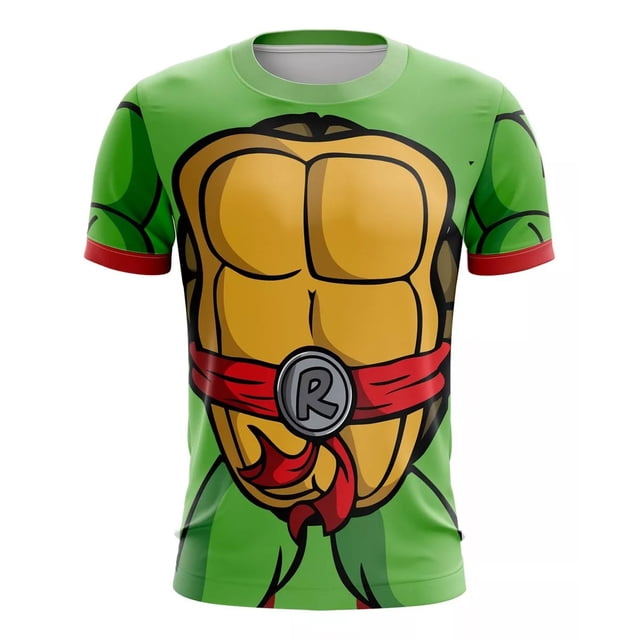 Playera Sublimada Tortugas Ninja Traje Raphael