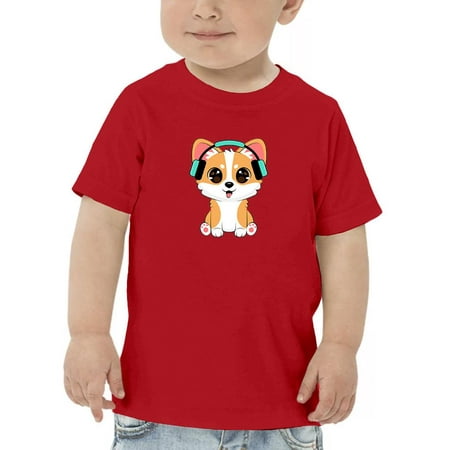 

Corgi With Headsets T-Shirt Toddler -Image by Shutterstock 5 Toddler