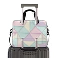 thumbnail image 2 of FORMRS 16" Laptop Bag Carrying Sleeve Case with Handle Travel Shoulder Briefcase, Purple Geometric, 2 of 8