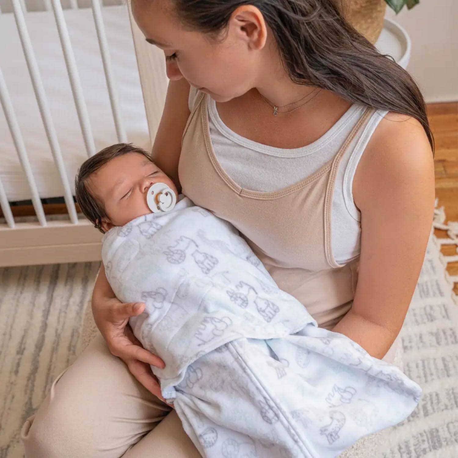 HALO Swaddle Micro-Fleece TOG 3.0, Animal Action, Small