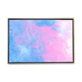 thumbnail image 1 of Cuadro Abstracto Pinturas Azul y Rosa Arte Moderno Canvas de Tela de Algodon Listo para Colgar con Bastido de Madera Marco Flotante Colores Maxigráfica Shop  Cuadro Algodon Abstracto, 1 of 1