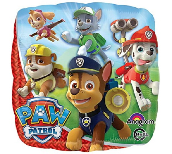 PAW PATROL /"Cubez/" Birthday Balloons Decoration Supplies Party Dog Chase NEW!