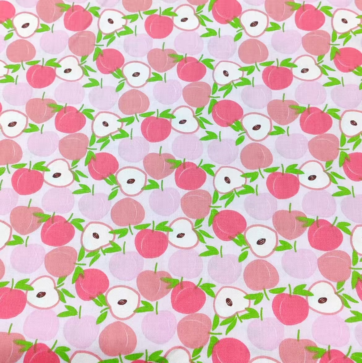 8Pcs 18x22 inch Quilting Cotton Fabric Squares Quilting Supplies Multi-Color Design Printed Floral Fabric for DIY(Fruit)