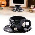thumbnail image 2 of Halloween Mug Coffee Ceramic Irregular Mug With Pumpkin Cute Cup With Handle, 2 of 9