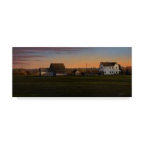 Trademark Fine Art 'Sunset On A Family Farm' Canvas Art by Wilhelm Goebel