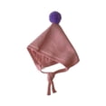 thumbnail image 4 of Gorro con orejeras para bebés, moderno, divertido y adorable, con cordones para niñas y niños. rosa, 4 of 9