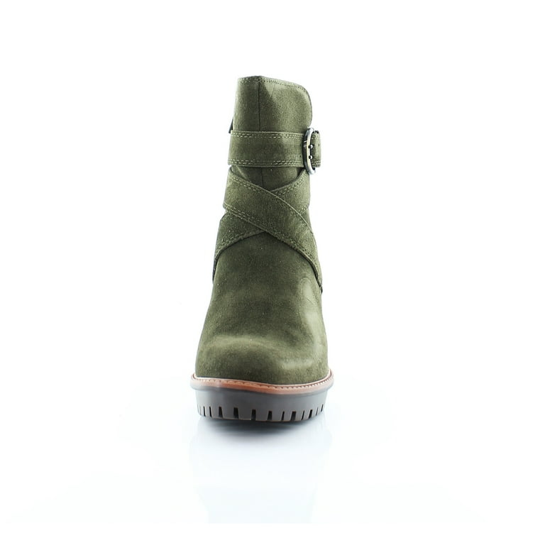 Naturalizer Lyra Women's Boots Dark Green Suede Size 10 M