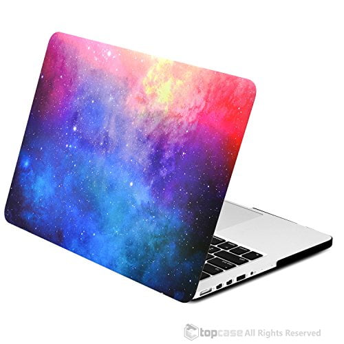 Topcase Retina 13 Inch Case Pink Galaxy Pattern Rubberized Hard Case For Macbook Pro 13 With Retina Display Model A1425 A1502 Walmart Com Walmart Com