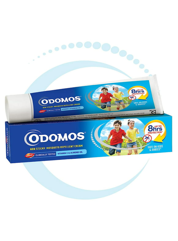 Dabur Odomos Non-Sticky Mosquito Repellent Cream (with Vitamin E & Almond) - 50g