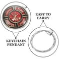 thumbnail image 2 of HOMEMAXS 2pcs Delicate Firefighter Ornament Firefighter Keychain Metal Firefighter Keychain Pendant Metal Keychain Pendant Sturdy Firefighter Decoration Metal Keychain, 2 of 8