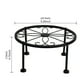 thumbnail image 3 of Soporte de Hierro para Plantas | Macetero Resistente de 136 Kg para Suelo y Escritorio | Estante Metálico Resistente a La Oxidación de 23 Cm de Diámetro para Uso En Interiores y Exteriores, 3 of 7