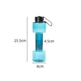 thumbnail image 2 of Homemoh 24oz Dumbbell Shaped Water Bottle, Portable Weight Shaped Fitness Jug for Gym, Yoga, Cycling, Bodybuilding & Outdoor Training, Unique Fitness Gift, 2 of 4