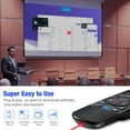 thumbnail image 2 of Presentation Clicker Air Mouse Function Wireless Presenter USB Powerpoint Clicker, RF 2.4 GHz Presentation Remote Control Clicker for powerpoint presentations Support Mac, Laptop, Computer 11, 2 of 4