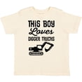 thumbnail image 3 of Inktastic This Boy Loves Digger Trucks Construction Boys Toddler T-Shirt, 3 of 5