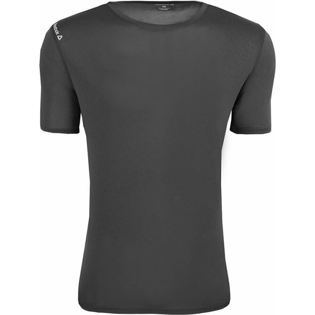 Reebok Volt Performance Camiseta básica para hombre, gris, XXX-Large