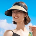 thumbnail image 4 of Sombreros deportivos para mujer,Gorra de béisbol con parte superior vacía,Sombreros para el sol para mujer con protección UV,Sombreros para el sol para niñas y mujeres en la playa, 4 of 5
