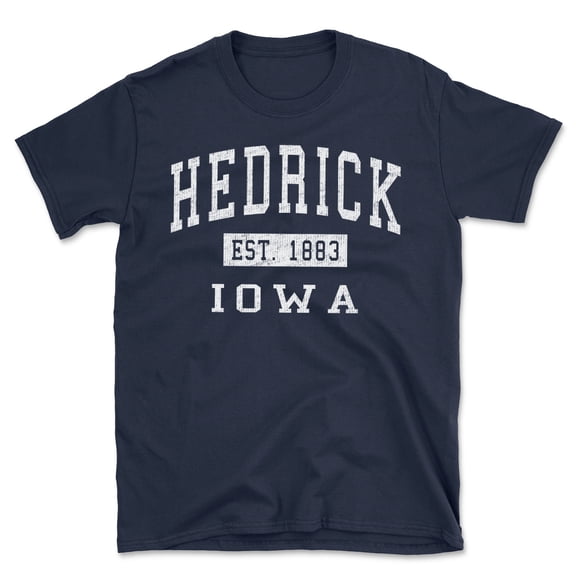 Hedrick Iowa Classic Established Men's Cotton T-Shirt