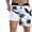 Z43-White, variant on Mens Big and Tall Swim Trunks with Compression Liner Breathable Hawaiian Print Quick-Dry 4th Of July Swim Trunks with Compression Liner Stretch Fabric Fishing Shorts for Men
