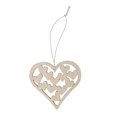 thumbnail image 2 of 10 adornos artesanales de decoración colgante de boda de madera Shabby Chic Macarena Madera Corazón Embellecimiento, 2 of 7