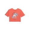 365 Kids from Garanimals Girls Short Sleeve Boxy Graphic Tee, Sizes 4-10