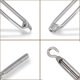 thumbnail image 3 of Acero Inoxidable 304 Tensor De Cable De Alta Resistencia Tensor De Ojo De Gancho Ajustable，3 Uds M10 Oc Guardurnaity TO005414-02, 3 of 7