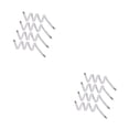 thumbnail image 1 of Clip de hoja Inteprter Sujetador de cama 4 piezas Elástico Blanco, 1 of 6