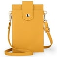 thumbnail image 1 of Laklulu - Cartera pequeña para teléfono móvil, tipo bandolera, de piel, fina, con ranuras para tarjetas de crédito, 1 of 5