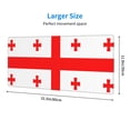 thumbnail image 2 of Georgian Flag Large Non-Slip Rubber Base Mousepad Keyboard Mouse Mat Desk Pad With Stitched Edges 31.5x11.8inch\r\n﻿, 2 of 7