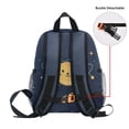 thumbnail image 5 of FORMRS School Backpack with Front Zippered Pocket 12" Student Travel Daypack, Orange Cat Planet, 5 of 6