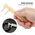 thumbnail image 1 of Calibrador Vernier, Calibrador De Medición De Alta Precisión, Escala Doble Portátil De Latón Para Joyería Para Medir, 1 of 7