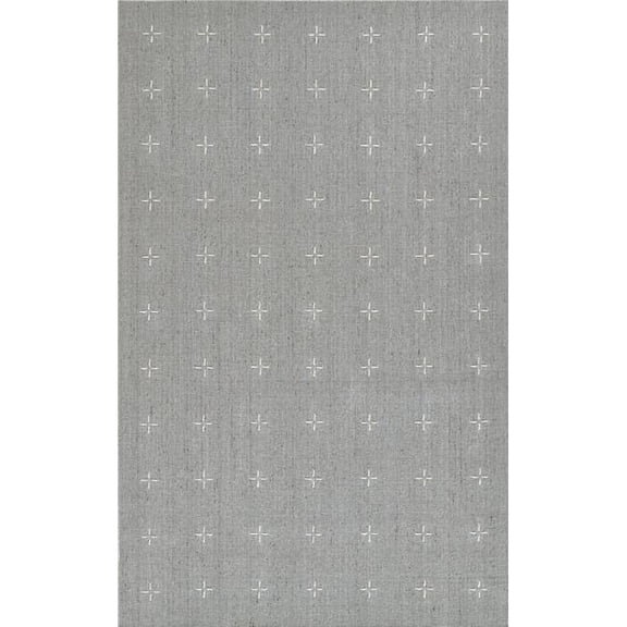 Momeni OLIVEOLI-2LBL80A0 8 x 10 ft. Oliver Hand Loomed Rectangle Area Rug, Light Blue