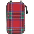 thumbnail image 3 of Buxton  Tartan Plaid Printed Vegan Leather Everywhere Wallet (Women), 3 of 5