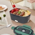 thumbnail image 4 of Suncoda Electric Lunch Boxes, Portable Electrics Lunch Box Car Household Stainless Steel Plastic Two in One Home Insulation Heating Lunch Box Frees Water Injection, 4 of 7