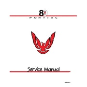 Detroit Iron OEM 1989 Pontiac Firebird Service Manual