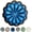 Retro, Sapphire, variant on Ceramic Spoon Rest for Stove Top, Flower Cute Spoon Rest for Kitchen Counter, Cooking Spoon Holder for Kitchen Counter, Utensil Rest Spatula Rest Ladle Holder Tong Rest, 1 PC (Retro, Sea Blue)