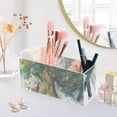 thumbnail image 5 of Animals Surrounded Tree Acrylic Pencil Pen Holder Cup 4 Compartments Desktop Organiser 7.87"x2.78"x3.54", 5 of 7