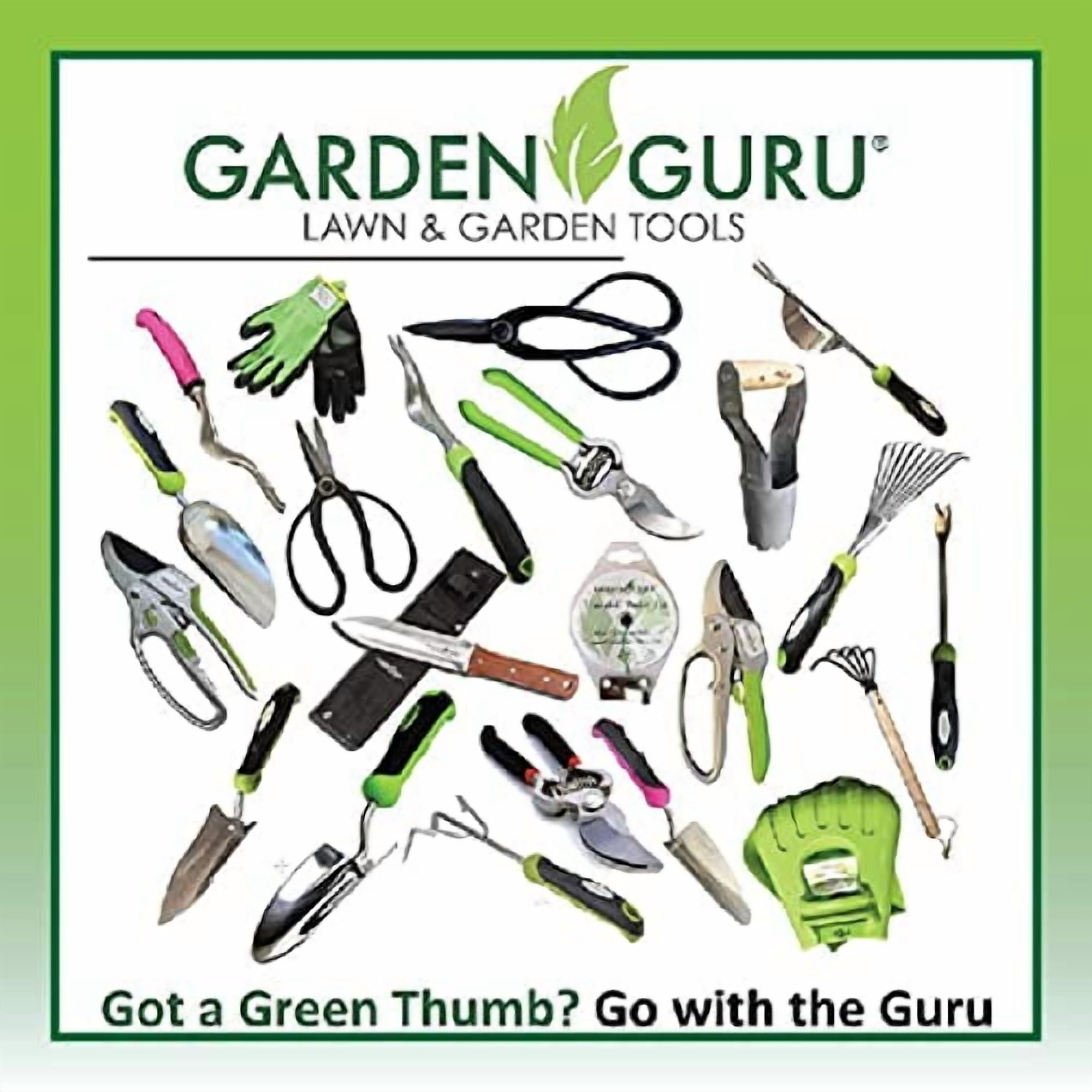 GARDEN GURU Extra Long Stainless Steel Pruner Pruning Shears Clippers Snips Sharp Bonsai Cutter Plant Trimming Scissors Straight Blade Garden Scissors Tool Great for Roses Flowers Herbs Fruits (2)