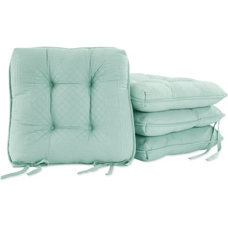 Better Homes and Gardens Quilted Chair Pads, Set of 4 - Walmart.com