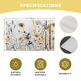 thumbnail image 7 of Placemat Yellow Gray Flowers Placemats for Dining Table Watercolor Floral Washable Table Mats for Party Kitchen Dining Decoration, 7 of 7