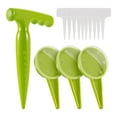 thumbnail image 1 of DOLITY Garden Planting Tools Gardening Tools Seeder Handheld Garden Supplies Hole Punch Digger 3 Seeder, 1 of 9
