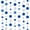 Blue White Floral, variant on Groovy Party Decorations Boho Dot Garland Streamer Ombre Daisy Banner Cutouts for Birthday Shower Wedding Bridal Shower Spring Summer Fall Retro Hippie Decor Supplies