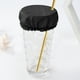 thumbnail image 5 of Funda Para Taza, Funda De Tela Para Bebidas, Prevención De Picos, Reutilizable, Color Negro Satinado, Banda Elástica Multifuncional, Portátil Para Fiestas, Hombres Y Mujeres, 5 of 7