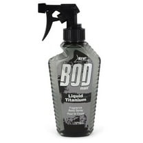 Bod Man Liquid Titanium by Parfums De Coeur Fragrance Body Spray 8 oz for Men Pack of 2