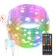 thumbnail image 1 of Kit de luces de Tira LED leyfeng 5m/16.4ft 10m/32.8ft RGB Control remoto Impermeable, 1 of 8
