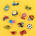 thumbnail image 6 of CandWuom Shoe Charm Decorations,100Pcs PVC Clog Crock Charms for Easter Egg Fillers, Kids Party Favors, 6 of 6
