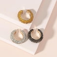 thumbnail image 6 of Ear Cuff Earrings for Women Chunky Gold Ear Cuff Silver Clip On Earrings Cartilage Earrings Huggie Hoop Earrings Wrap Ear Cuffs Non Pierced Jewelry, 6 of 14